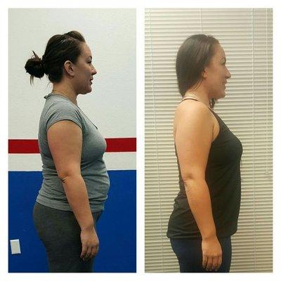 Melissa has LOST 25 POUNDS, 26 INCHES AND 5.2% BODY FAT!!!!