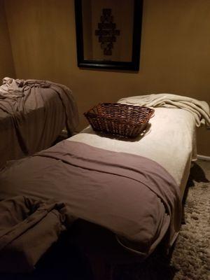 One of the massage rooms