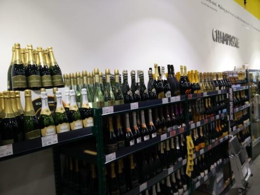 Bubbly section.