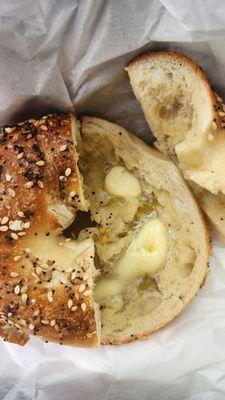 Buttery bagel