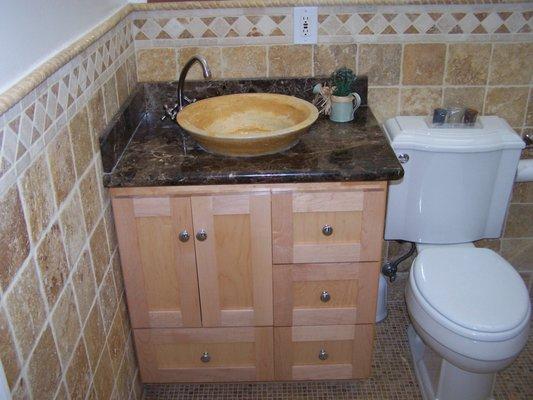 Bathroom Remodeling - Sink - Countertop