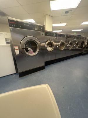 The laundromat size currently 3 mediums