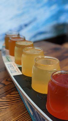 Seasonal cider flight = bomb