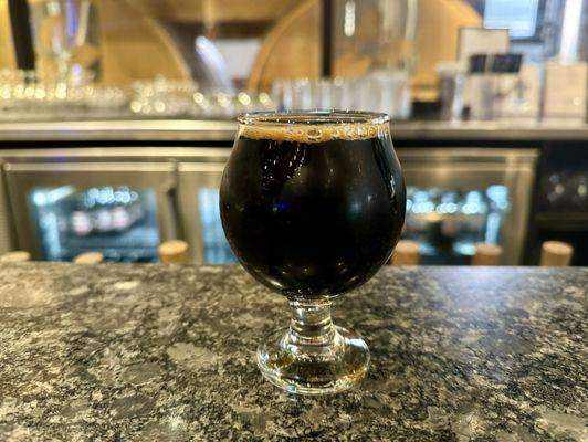 "Barrel-Aged Chocolate Covered Peanut Brittle" (Bourbon Barrel-Aged Imperial Pastry Stout)