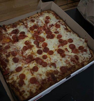 Sicilian Pizza with 1 Topping