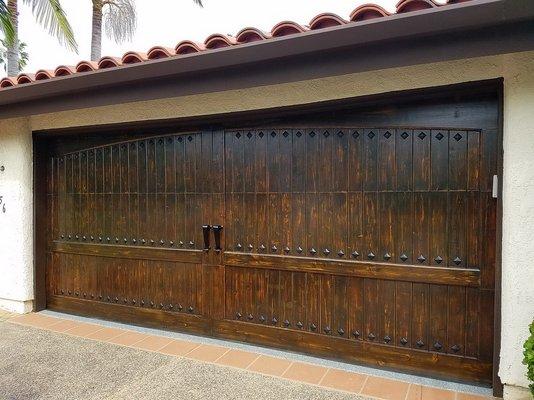 Wood Garage Doors Santa Barbara