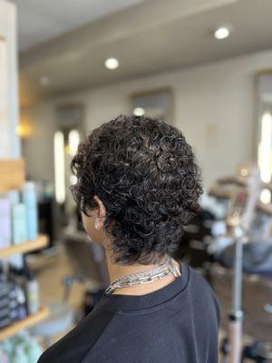 Men's Curly Perm