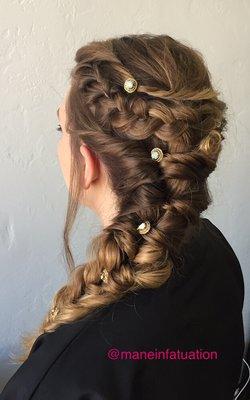 Updo style