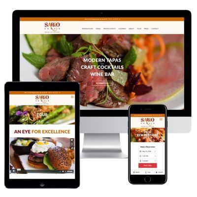 Sabio on Main responsive web design by JVF