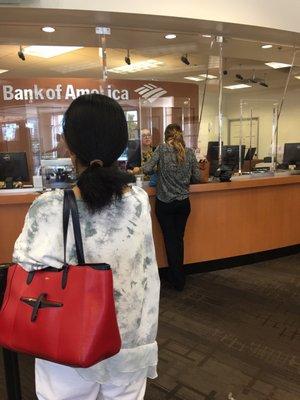 1 teller on a Friday afternoon... ugh.