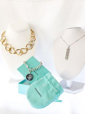 Authentic Tiffany's Jewelry. Tiffany & Co. bracelets and necklaces at  CDM Jewelry and Consignment.