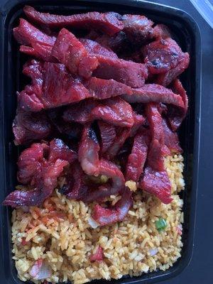 Boneless spare ribs & pork fried rice combination