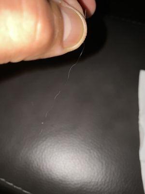 Hair from inside my burger