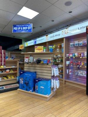 Interior of pharmacy