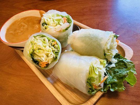 Fresh Salad Rolls with Shrimp