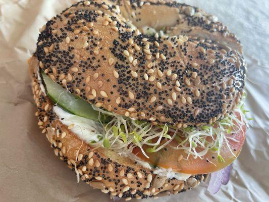 Morning Special bagel sandwich