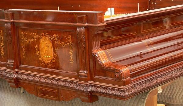 Current Grand Piano being restored by Acme Piano, originally built for the Royal Family in England in the late 1800's.