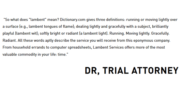 Testimonial; 
Dr, Trial Attorney