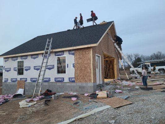 New construction Garage