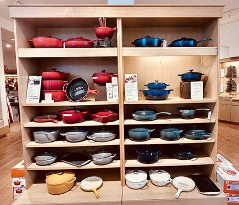 Le Creuset enamel cast-iron pots