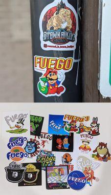 Fuego brand, a local bicycle/cruising/lifestyle brand.