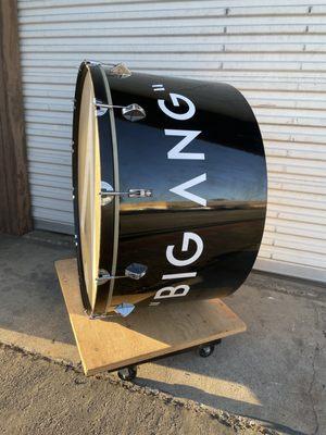 This massive 36-inch Drum dubbed "Big Ange" was made to cheer on women of Angel City FC Soccer Club.