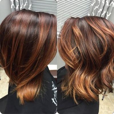 Ombré and balayage combo by Jeanette Markley