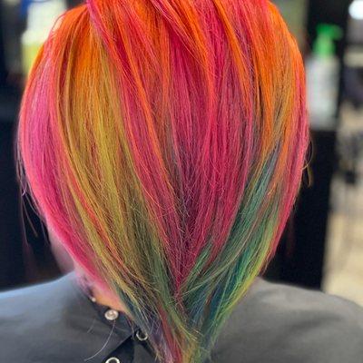 Color and cut by Linh. Check out her Instagram geishathuy_tokyoblaq and @tokyoblaq. Check out Tokyo Blaq Clairemont Mesa reviews.