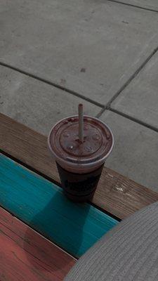 Smoothie Asbury Ave with blueberries instead of strawberries