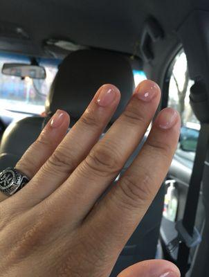 Clear Gel manicure