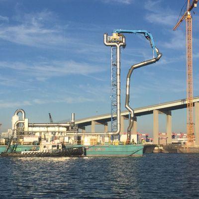 New Gerald Desmond bridge under construction