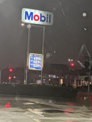 High-priced gas for a "lower-end" gas station