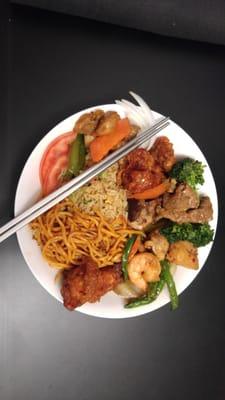 All items bought a la carte $2.50 each! With a side of fried rice and chowmein. Served at home!