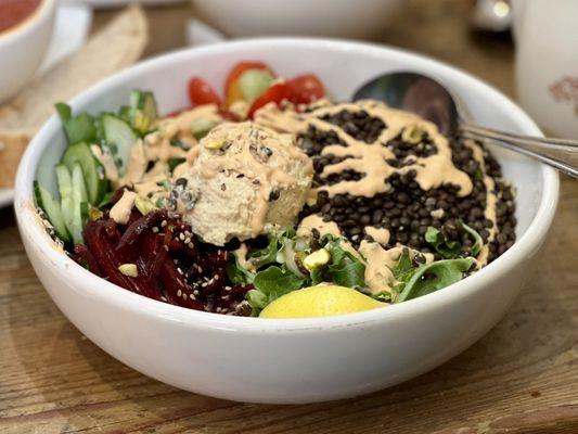 Black Lentil Salad