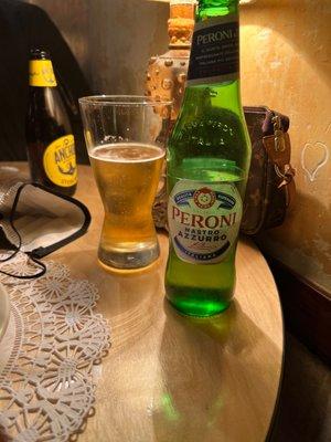 Nice cold Italian Beer