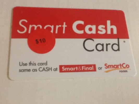 I took a 3 minute oral survey and was given this $10 gift card. SCORE! !