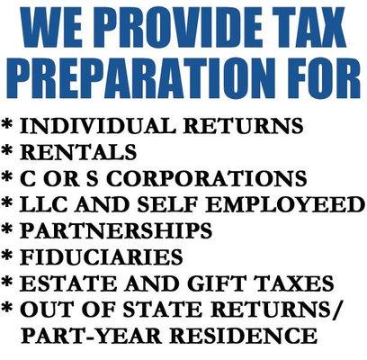 TAX SERVICE DC	4416 Georgia Avenue NW Washington, DC 20011 (202) 882-0935` OPEN EVERY DAY 9AM-9PM