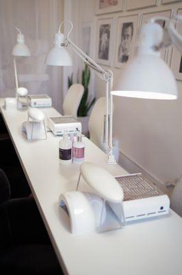 Inside our beautiful salon