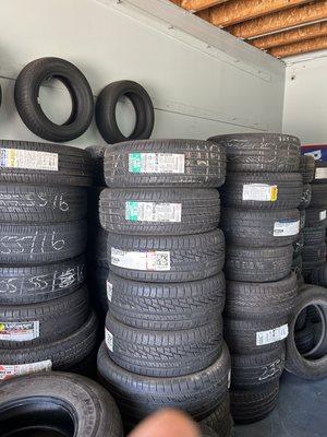 NEW AND USED TIRES