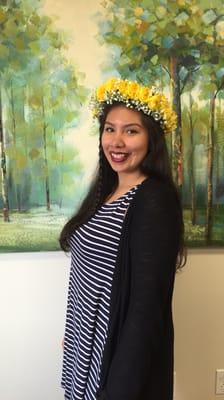 Beautiful Floral Crown for this Gorgeous birthday girl!