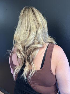 Root touchup, highlight and extensions