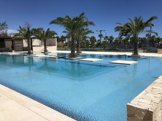 Clubhouse pool area at Palmilla Dunes Development in Cabo San Lucas, Mexico