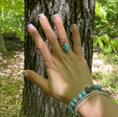 French Gel Manicure