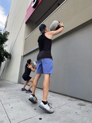 Wall ball outdoor