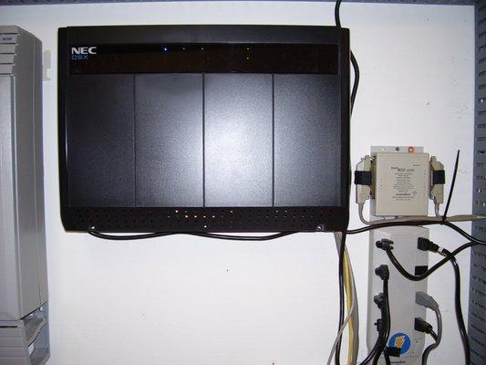 A standard NEC DSX installation