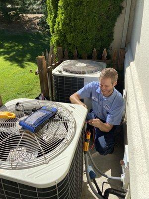 Call us for you AC Tune-Up each spring.