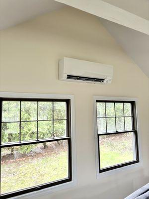 Ductless heat unit installation in Natick, MA