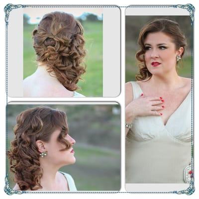 Wedding updo by Erin. Elizabeth Burgi photography