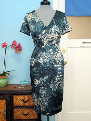 Custom Silk Dress