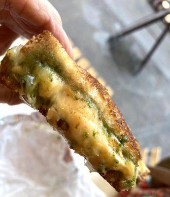 I have my Pesto Grill Cheese on Rye. 05/30/23